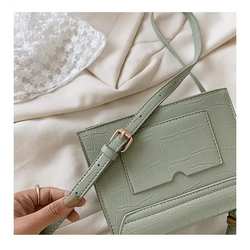 Luxury Snow White Crossbody Bags For Women And Girls Small PU Leather Handbag - Ladies Designer Evening Bags Stevvex