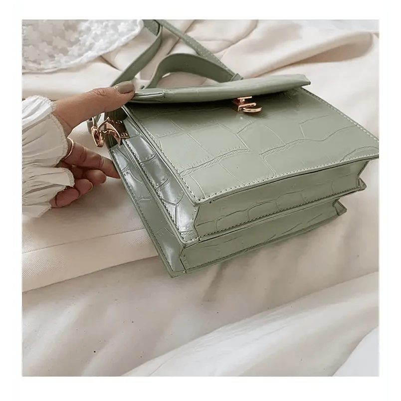 Luxury Snow White Crossbody Bags For Women And Girls Small PU Leather Handbag - Ladies Designer Evening Bags Stevvex