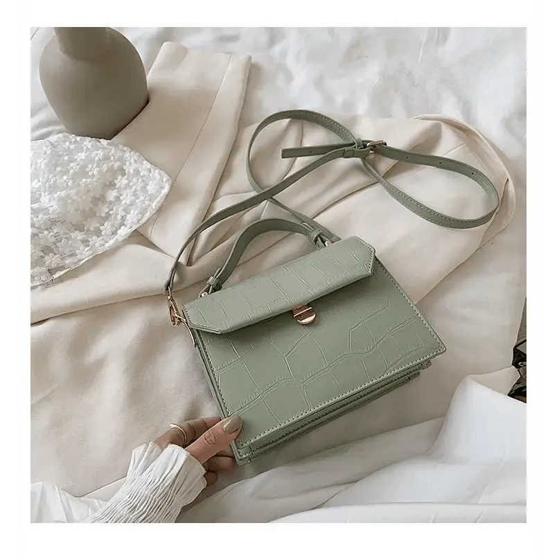 Luxury Snow White Crossbody Bags For Women And Girls Small PU Leather Handbag - Ladies Designer Evening Bags Stevvex