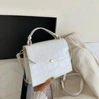 Luxury Snow White Crossbody Bags For Women And Girls Small PU Leather Handbag - Ladies Designer Evening Bags Stevvex