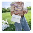 Luxury Snow White Crossbody Bags For Women And Girls Small PU Leather Handbag - Ladies Designer Evening Bags Stevvex