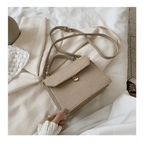 Luxury Snow White Crossbody Bags For Women And Girls Small PU Leather Handbag - Ladies Designer Evening Bags Stevvex