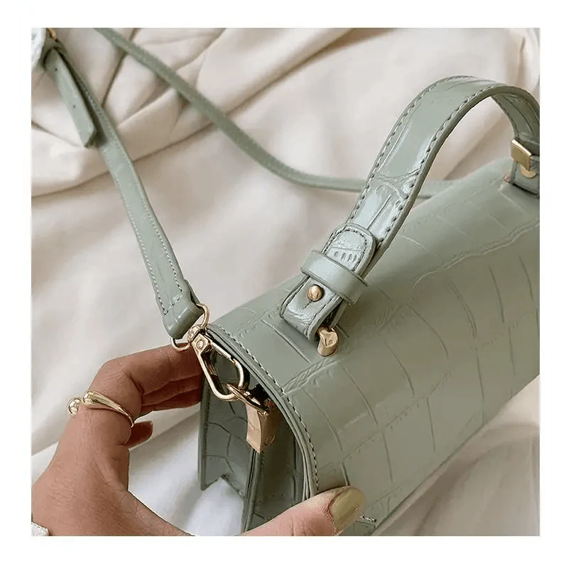 Luxury Snow White Crossbody Bags For Women And Girls Small PU Leather Handbag - Ladies Designer Evening Bags Stevvex