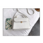 Luxury Snow White Crossbody Bags For Women And Girls Small PU Leather Handbag - Ladies Designer Evening Bags Stevvex