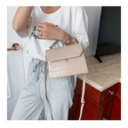 Luxury Snow White Crossbody Bags For Women And Girls Small PU Leather Handbag - Ladies Designer Evening Bags Stevvex
