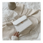 Luxury Snow White Crossbody Bags For Women And Girls Small PU Leather Handbag - Ladies Designer Evening Bags Stevvex