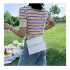 Luxury Snow White Crossbody Bags For Women And Girls Small PU Leather Handbag - Ladies Designer Evening Bags Stevvex