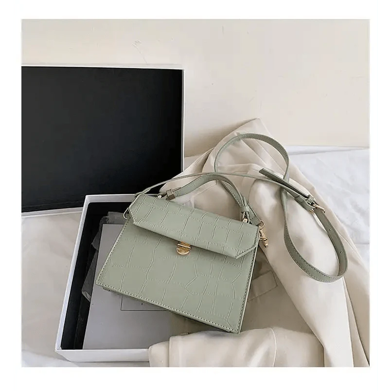 Luxury Snow White Crossbody Bags For Women And Girls Small PU Leather Handbag - Ladies Designer Evening Bags Stevvex