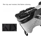 Luxury Sport Mens Sneakers Mesh Breathable Casual Men Shoes Comfortable Non-Slip Shock Absorption Light Outdoor Walking Comfortable Running Sneakers