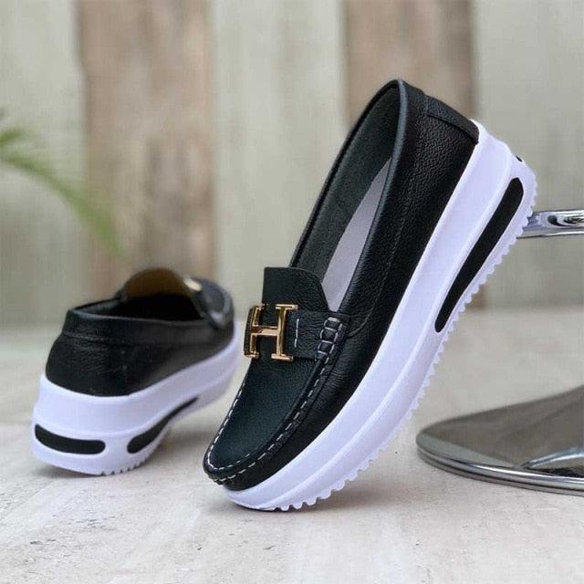 Luxury Spring Comfortable Women's Sneakers Fashion Lace Up Casual Little White Shoes Women Flats Walking Shoes Comfortable Elastic Casual Espadrilles Great Women Gift Stevvex