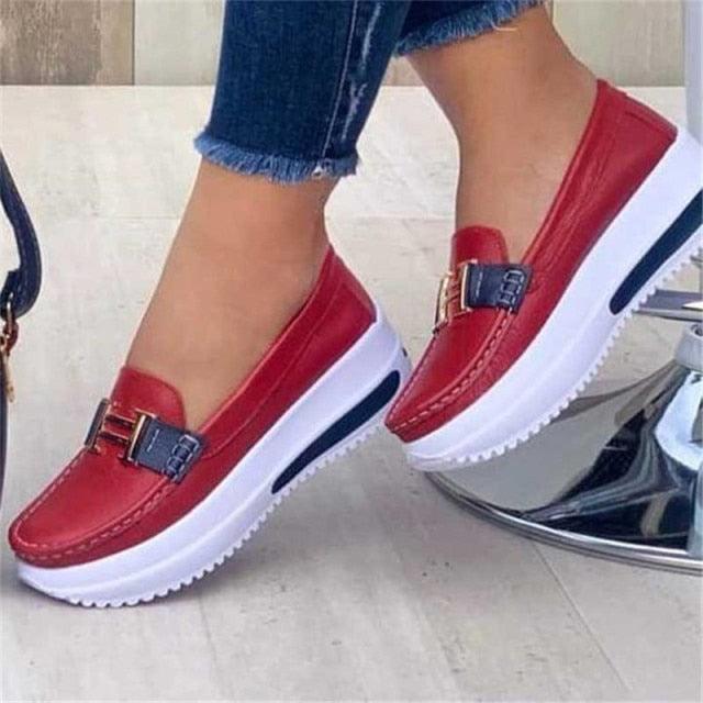 Luxury Spring Comfortable Women's Sneakers Fashion Lace Up Casual Little White Shoes Women Flats Walking Shoes Comfortable Elastic Casual Espadrilles Great Women Gift Stevvex
