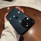Luxury Square Transparent Case For iPhone  11 Pro Max Mini XR X XS Max 8 7 Plus Silicone Cover Protection Non-Yellowing Shockproof Phone Case for iPhone Elegant Transaprent Design For Iphone Stevvex