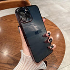Luxury Square Transparent Case For iPhone  11 Pro Max Mini XR X XS Max 8 7 Plus Silicone Cover Protection Non-Yellowing Shockproof Phone Case for iPhone Elegant Transaprent Design For Iphone Stevvex
