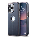 Luxury Texture Leather Case for iPhone 14 Pro MAX Plus Case With Hole Silicone Full Protection Back Cover Thin Flexible Soft Grip Luxury PU Leather Cover  Durable Anti-Scratch Full Phone Cases