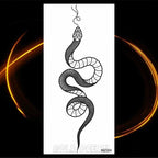 Luxury Tiger Temporary Tattoos Fox Wolf Fake Tattoo Sticker Realistic Black Animal Temporary Tattoo Stickers For Mens Stevvex
