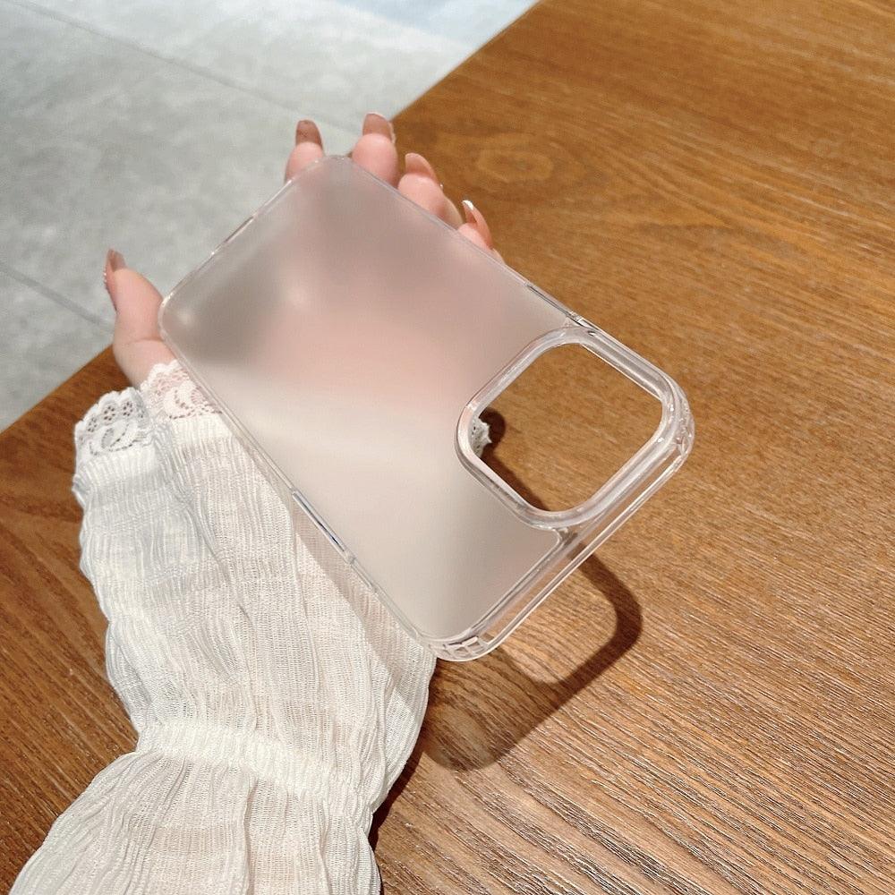 Luxury Transparent Hard iPhone Cover Mobile Case Mobile Cover Smartphone Case Phone Case For iPhone 14 13 12 11 Pro Max Mini X XR XS Soft Shockproof Bumper Back Cover Stevvex