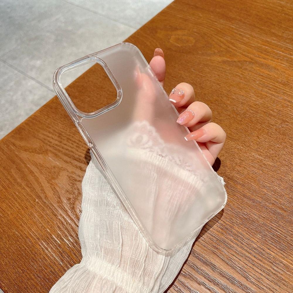 Luxury Transparent Hard iPhone Cover Mobile Case Mobile Cover Smartphone Case Phone Case For iPhone 14 13 12 11 Pro Max Mini X XR XS Soft Shockproof Bumper Back Cover Stevvex