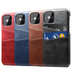 Luxury Ultra-thin Leather Case for IPhone 13 12 Pro Max Cover Card Holder for 14 Plus Cases Classic 2 Card Holders Elegant Business iphone Case 2 Card Slots Phone Case Stevvex