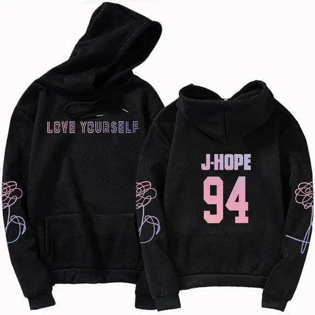 Luxury Unisex Hoodie Hoodies Sweatshirt Love Yourself Hoody Sweatshirt Boys Hoody Hoodies Cool Print Casual Drawstring Warm Winter Stylish Design Hoodie For Men Women Stevvex