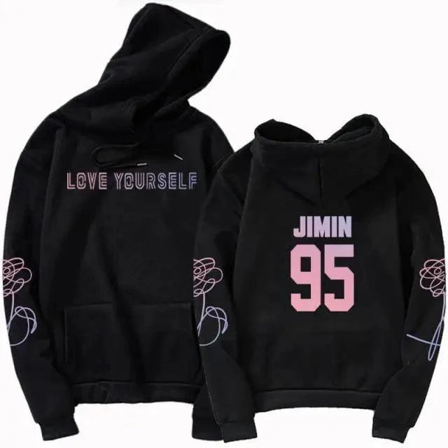 Luxury Unisex Hoodie Hoodies Sweatshirt Love Yourself Hoody Sweatshirt Boys Hoody Hoodies Cool Print Casual Drawstring Warm Winter Stylish Design Hoodie For Men Women Stevvex