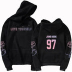 Luxury Unisex Hoodie Hoodies Sweatshirt Love Yourself Hoody Sweatshirt Boys Hoody Hoodies Cool Print Casual Drawstring Warm Winter Stylish Design Hoodie For Men Women Stevvex