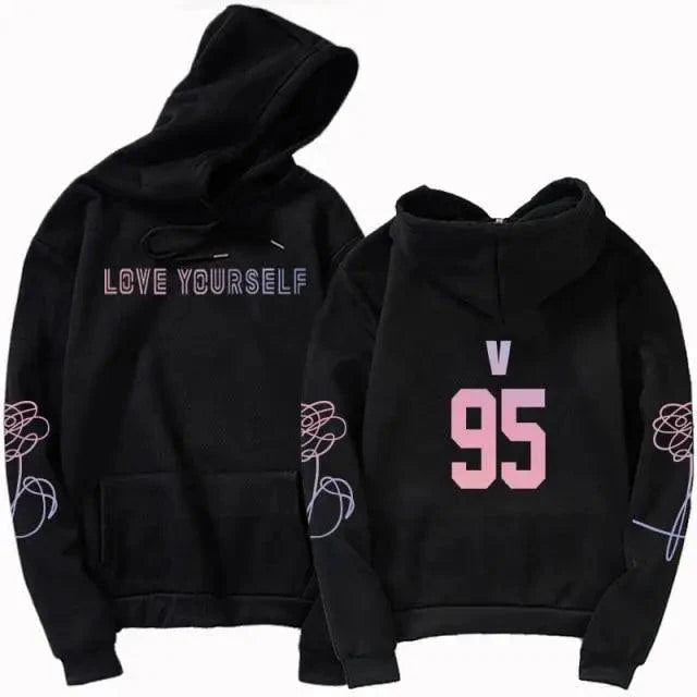 Luxury Unisex Hoodie Hoodies Sweatshirt Love Yourself Hoody Sweatshirt Boys Hoody Hoodies Cool Print Casual Drawstring Warm Winter Stylish Design Hoodie For Men Women Stevvex