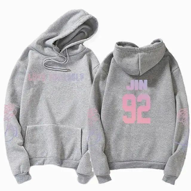Luxury Unisex Hoodie Hoodies Sweatshirt Love Yourself Hoody Sweatshirt Boys Hoody Hoodies Cool Print Casual Drawstring Warm Winter Stylish Design Hoodie For Men Women Stevvex
