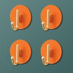 Luxury Wall Hooks Without Punching Self-Adhesive Suitable for Kitchen and Bathroom key Holder Seamless Hooks Behind The Door Wall Mounted Coat Rack Plastic Hook Home Decorative Small Hooks for Hanging Hat Coats Towel Jacket Stevvex