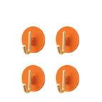 Luxury Wall Hooks Without Punching Self-Adhesive Suitable for Kitchen and Bathroom key Holder Seamless Hooks Behind The Door Wall Mounted Coat Rack Plastic Hook Home Decorative Small Hooks for Hanging Hat Coats Towel Jacket Stevvex