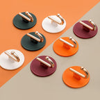 Luxury Wall Hooks Without Punching Self-Adhesive Suitable for Kitchen and Bathroom key Holder Seamless Hooks Behind The Door Wall Mounted Coat Rack Plastic Hook Home Decorative Small Hooks for Hanging Hat Coats Towel Jacket Stevvex