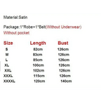 Luxury White Silk Women Bathrobe Soft Short Ladies Sleepwear Indoor Bathrobe Party Sleepwear With Waist Belt Stevvex