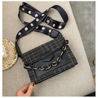 Luxury Wide Strap Shoulder Bags for Women And Girls Designer Lady Handbags and Purses Fashionable Chain Messenger Crossbody Bags Stevvex