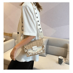 Luxury Wide Strap Shoulder Bags for Women And Girls Designer Lady Handbags and Purses Fashionable Chain Messenger Crossbody Bags Stevvex