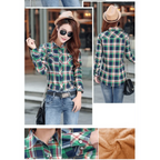 Luxury Winter Warm, Plus Velvet Thicken Plaid Shirt Style Coat Jacket For Women Clothes/Tops/Casual/Jacket/Outerwear For Female Stevvex