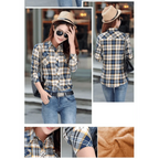 Luxury Winter Warm, Plus Velvet Thicken Plaid Shirt Style Coat Jacket For Women Clothes/Tops/Casual/Jacket/Outerwear For Female Stevvex