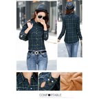 Luxury Winter Warm, Plus Velvet Thicken Plaid Shirt Style Coat Jacket For Women Clothes/Tops/Casual/Jacket/Outerwear For Female Stevvex