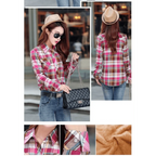 Luxury Winter Warm, Plus Velvet Thicken Plaid Shirt Style Coat Jacket For Women Clothes/Tops/Casual/Jacket/Outerwear For Female Stevvex