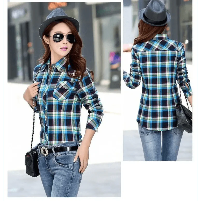 Luxury Winter Warm, Plus Velvet Thicken Plaid Shirt Style Coat Jacket For Women Clothes/Tops/Casual/Jacket/Outerwear For Female Stevvex