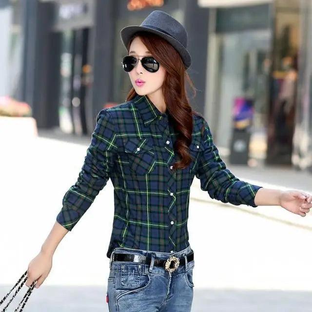 Luxury Winter Warm, Plus Velvet Thicken Plaid Shirt Style Coat Jacket For Women Clothes/Tops/Casual/Jacket/Outerwear For Female Stevvex