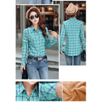 Luxury Winter Warm, Plus Velvet Thicken Plaid Shirt Style Coat Jacket For Women Clothes/Tops/Casual/Jacket/Outerwear For Female Stevvex
