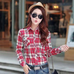 Luxury Winter Warm, Plus Velvet Thicken Plaid Shirt Style Coat Jacket For Women Clothes/Tops/Casual/Jacket/Outerwear For Female Stevvex