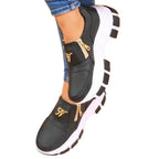 Luxury Women Blue Espadrilles New Solid Color Thick Bottom Zipper Walking Women's Shoes Slip-on High Top Sneakers Round Toe Thick Sole Zipper Ballet Flats Flat Skate Walking Shoes