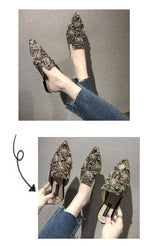 Luxury Women Mules Ladies Summer Slippers Women Shoes New Low Heels Flat Casual Shoes Woman Flip Flops Mules For Women Slip On Flats Loafers Pointed Toe Womens Mules Stevvex