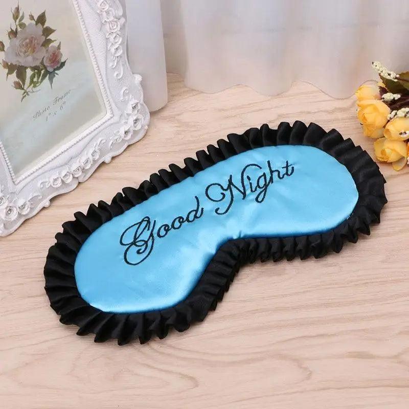 Luxury Women Silk Sleep Eye Mask Soft Ladies Ultra Lightweight Adjustable Strap Eye Mask Night Blindfold Stevvex