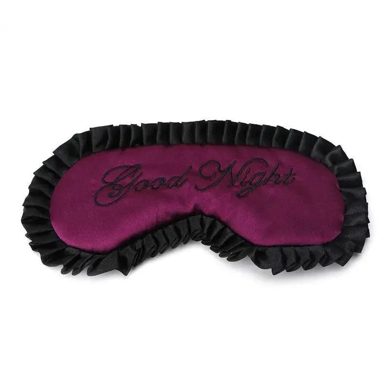 Luxury Women Silk Sleep Eye Mask Soft Ladies Ultra Lightweight Adjustable Strap Eye Mask Night Blindfold Stevvex
