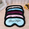 Luxury Women Silk Sleep Eye Mask Soft Ladies Ultra Lightweight Adjustable Strap Eye Mask Night Blindfold Stevvex