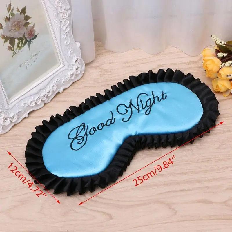 Luxury Women Silk Sleep Eye Mask Soft Ladies Ultra Lightweight Adjustable Strap Eye Mask Night Blindfold Stevvex
