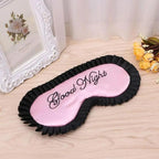 Luxury Women Silk Sleep Eye Mask Soft Ladies Ultra Lightweight Adjustable Strap Eye Mask Night Blindfold Stevvex