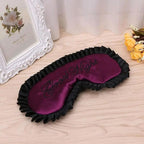 Luxury Women Silk Sleep Eye Mask Soft Ladies Ultra Lightweight Adjustable Strap Eye Mask Night Blindfold Stevvex