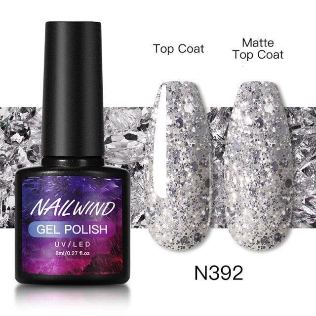 Luxury Womens Colorful Gel Nail Polish 8ml Semi Permanent UV/LED Glossy Effect Popular Design For Women and Girls in Fashion Style Stevvex